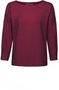 Burgundy Embossed Top
