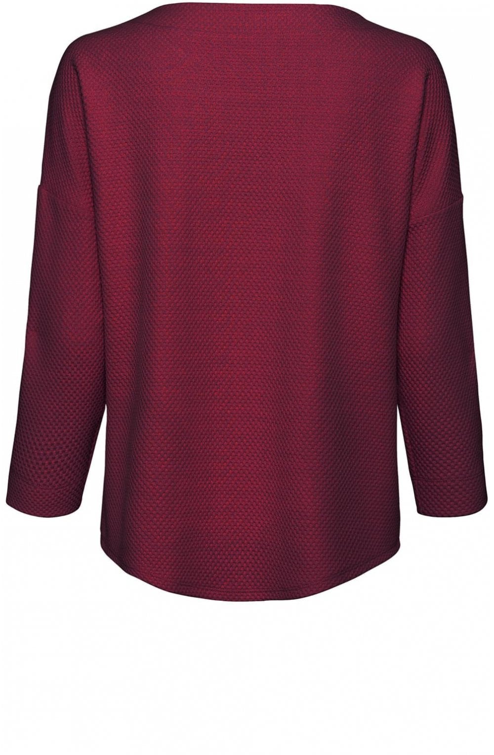 Burgundy Embossed Top