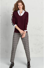Burgundy Fine Knit Jumper