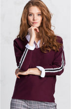 Burgundy Fine Knit Jumper