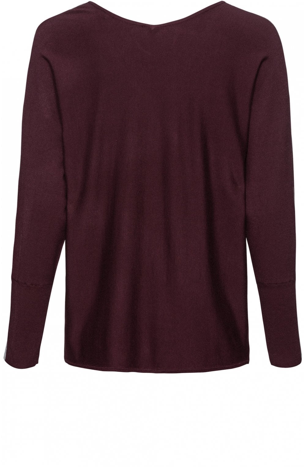 Burgundy Fine Knit Jumper