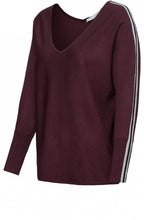 Burgundy Fine Knit Jumper