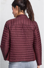 Burgundy Quilted Jacket