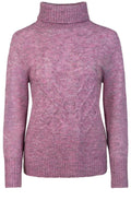 Cable Knit Roll Neck Sweater