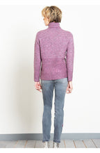 Cable Knit Roll Neck Sweater