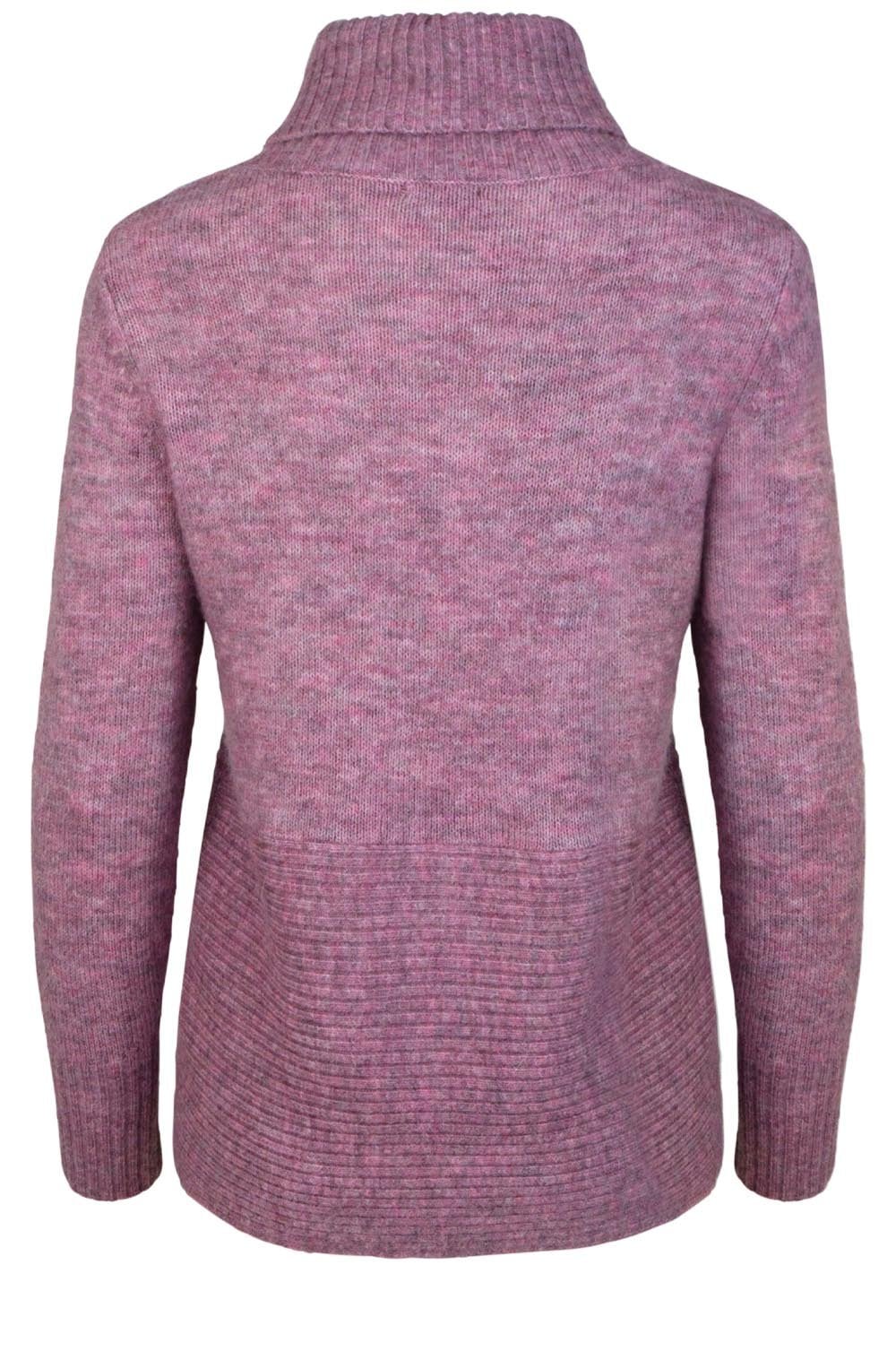 Cable Knit Roll Neck Sweater