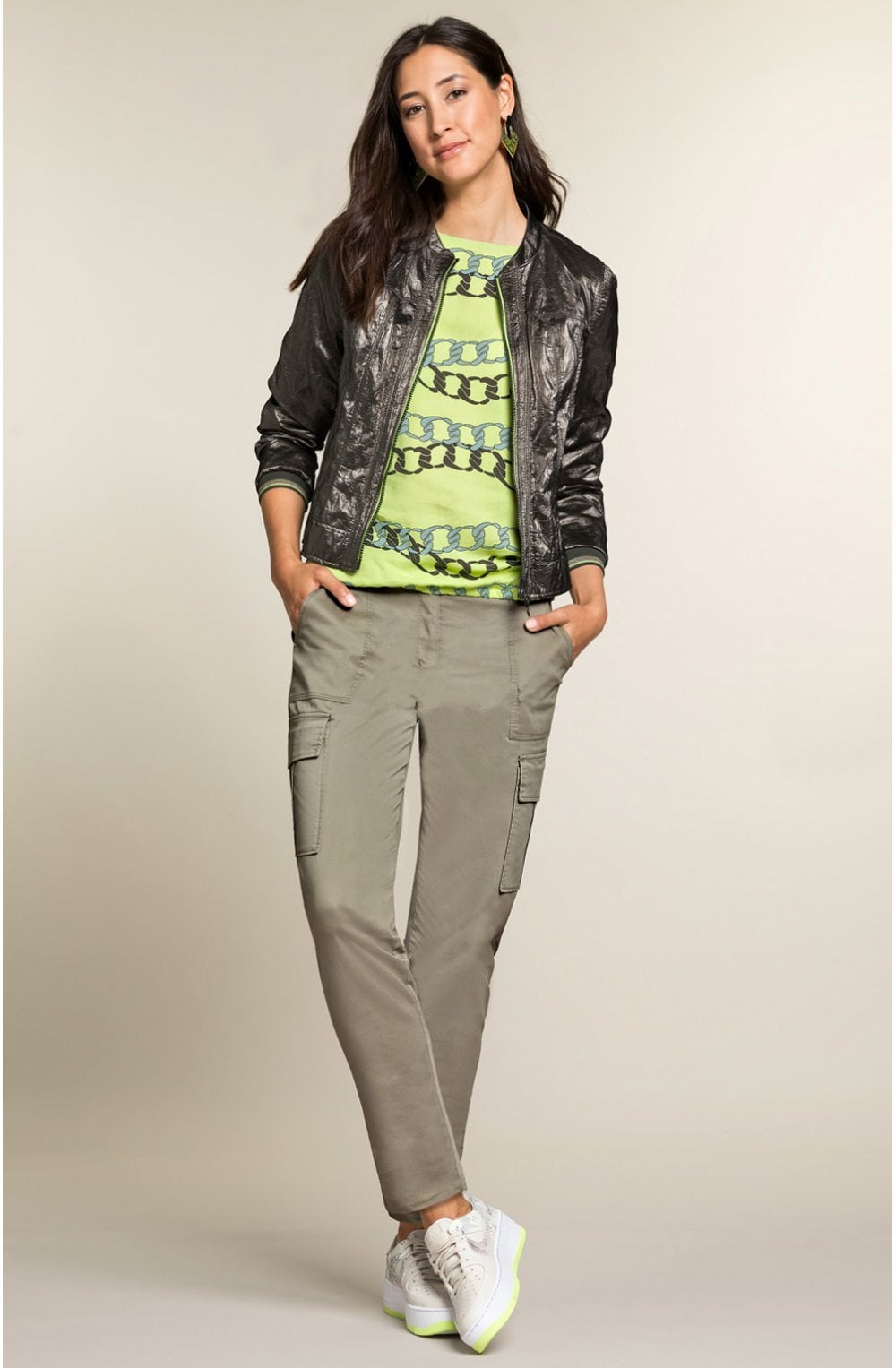 Chain Print Blouse