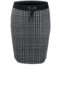Check Print Skirt