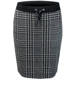 Check Print Skirt