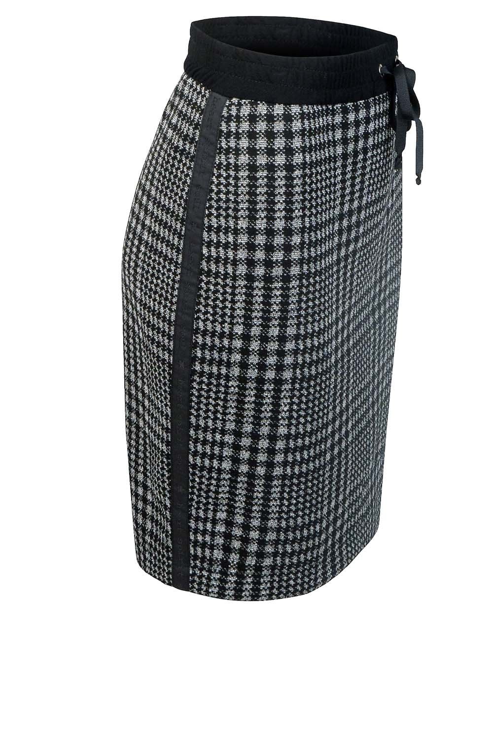 Check Print Skirt