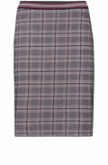Check Print Skirt