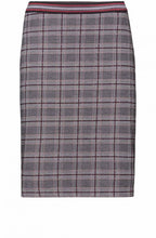 Check Print Skirt