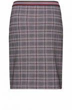 Check Print Skirt