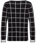 Check Print Sweater