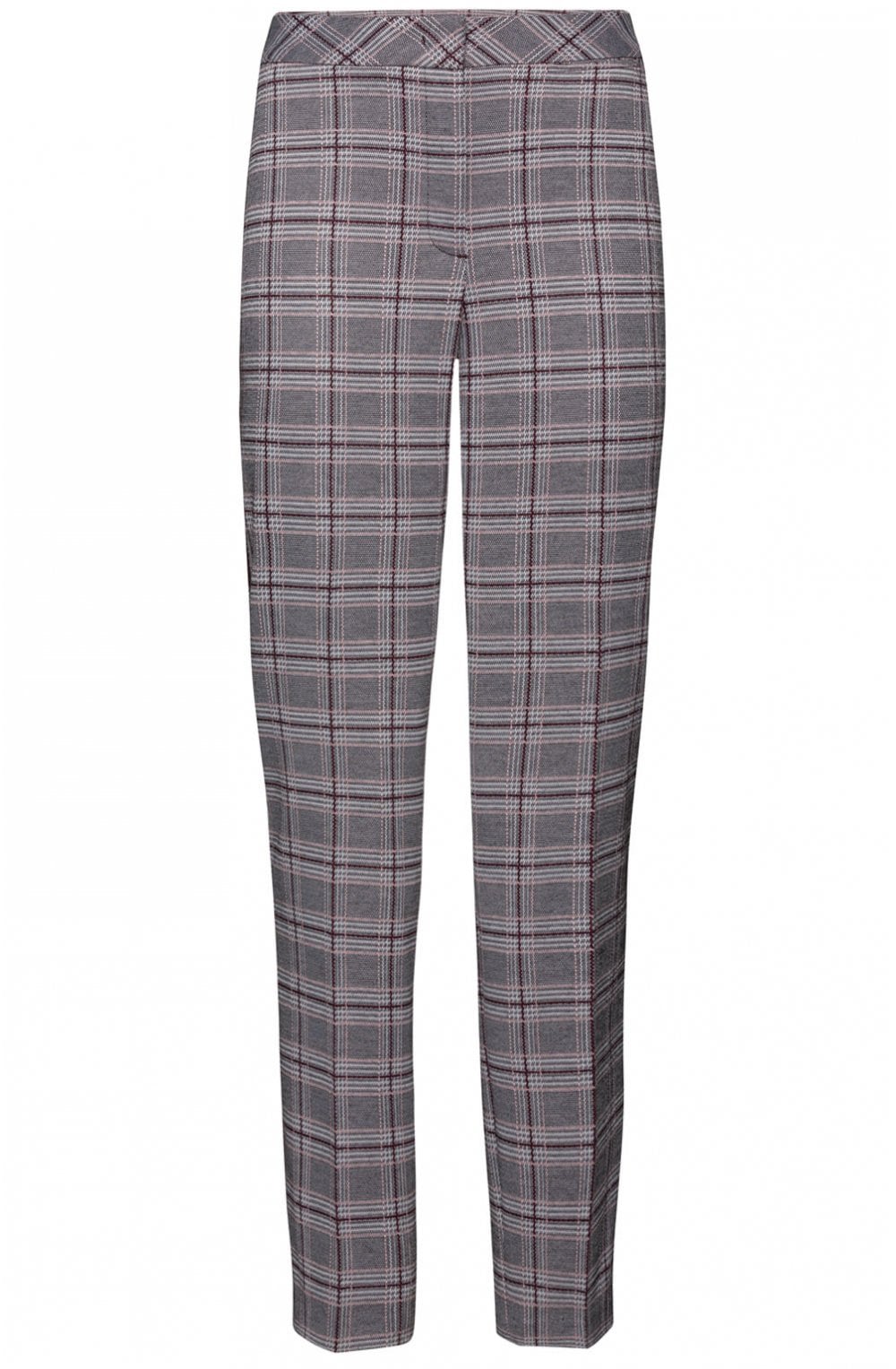 Check Print Trousers