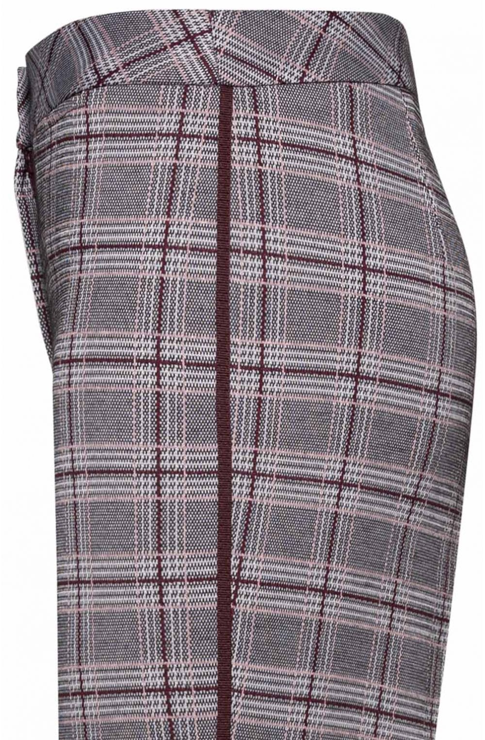 Check Print Trousers