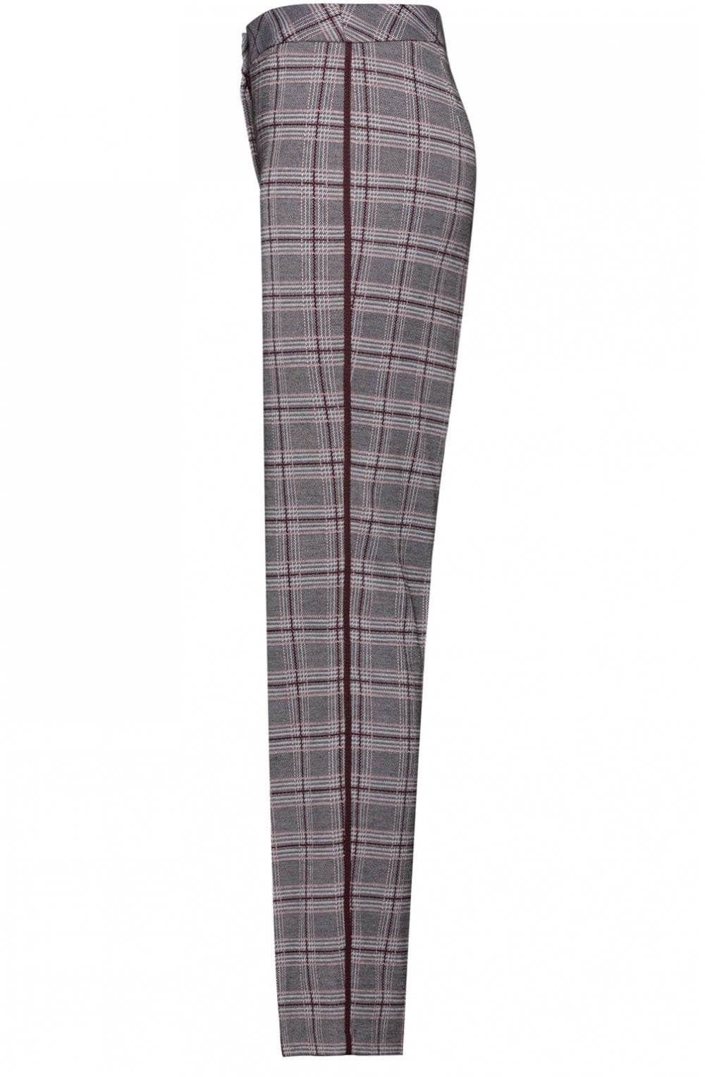 Check Print Trousers