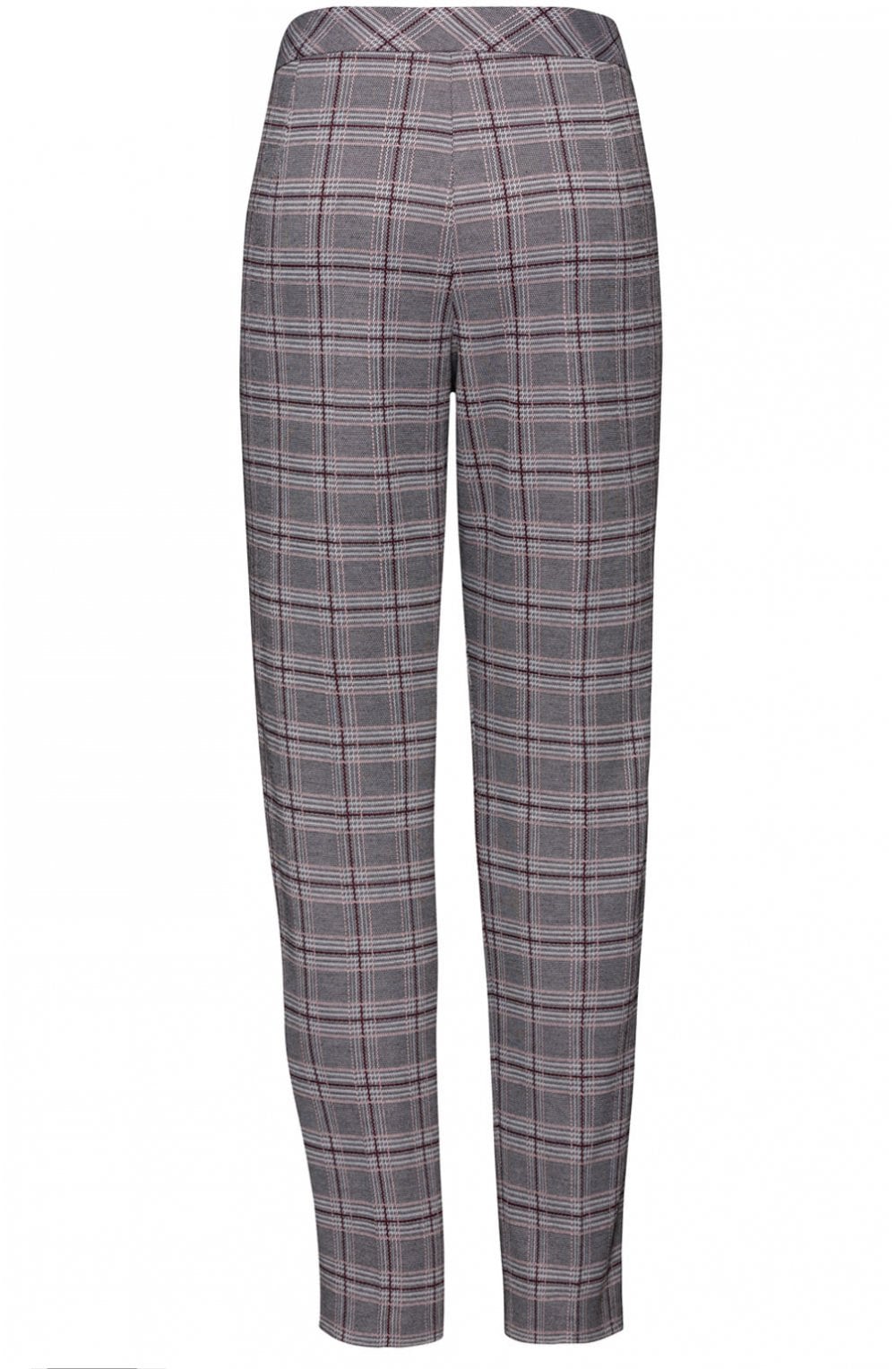 Check Print Trousers