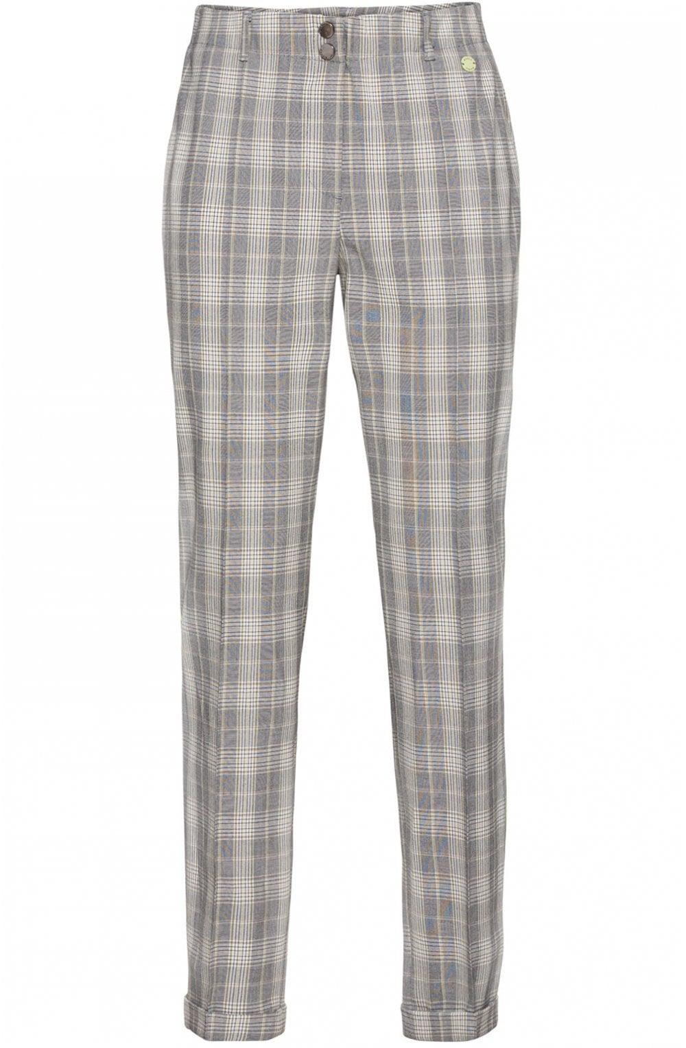Check Print Trousers