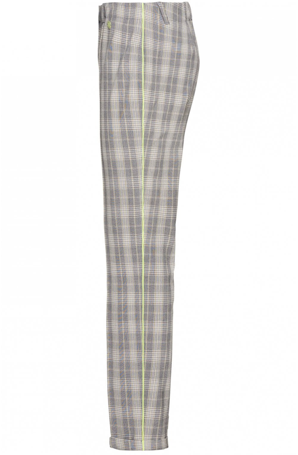 Check Print Trousers