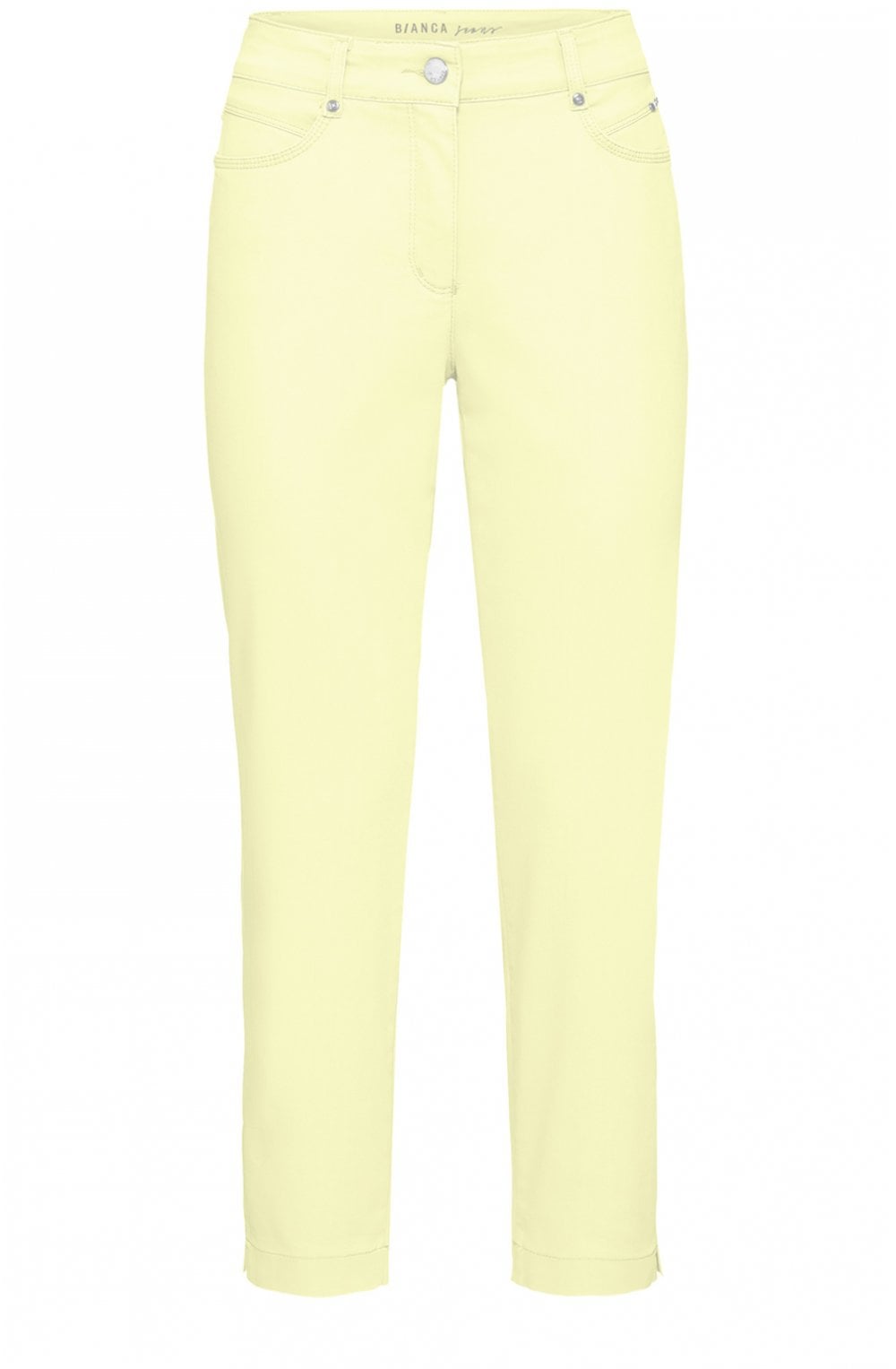 Citron Cropped Trousers