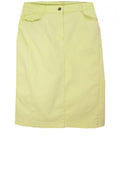 Citron Denim Skirt