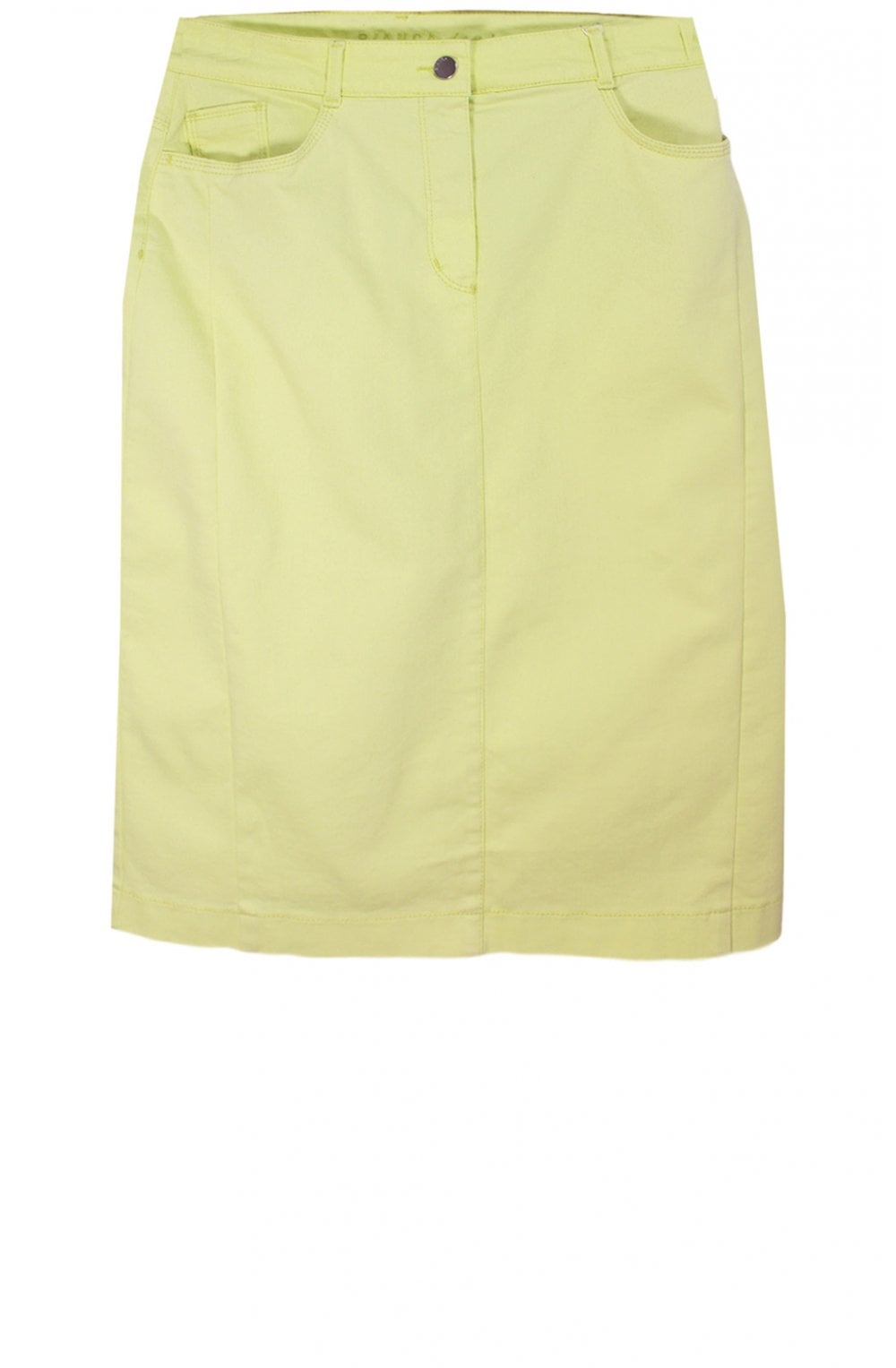 Citron Denim Skirt