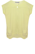 Citron Keyhole Detail Top