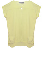 Citron Keyhole Detail Top