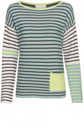 Contrasting Striped Jumper