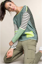 Contrasting Striped Jumper