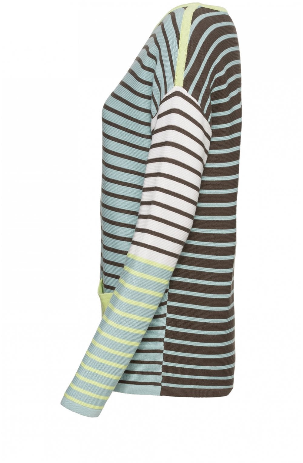 Contrasting Striped Jumper