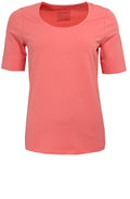 Coral Jeresy Top