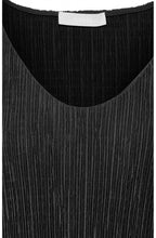 Crinkle Effect Black Top