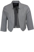 Cropped Patterned Jacket