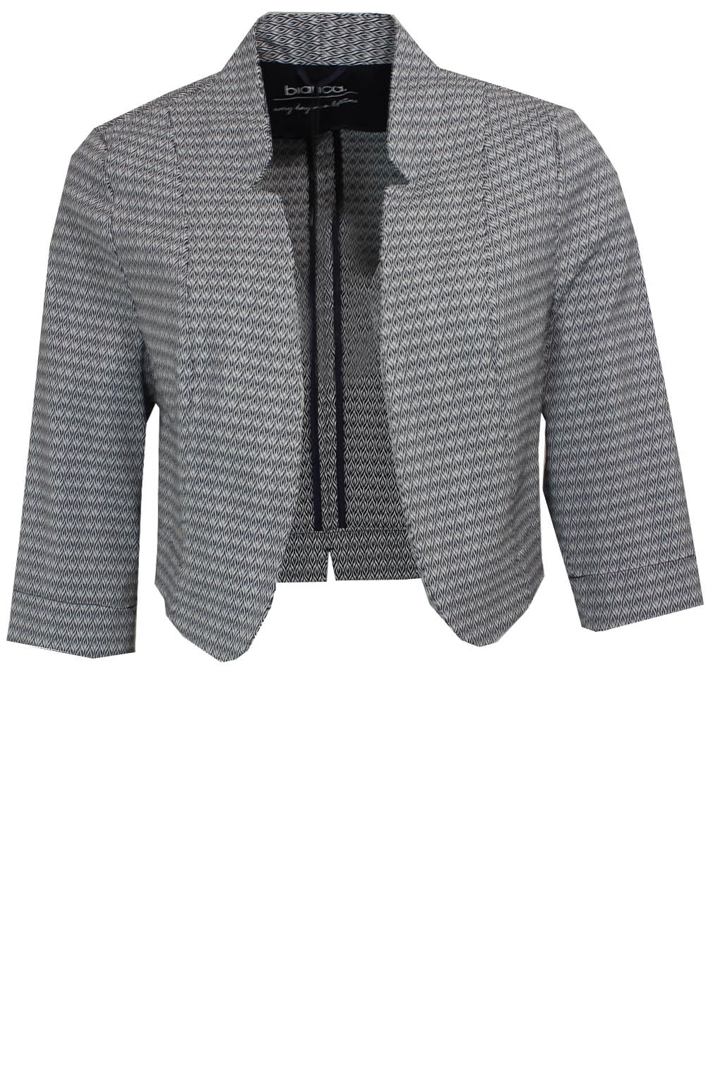 Cropped Patterned Jacket