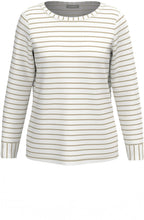 Dami Beige Striped Jersey Top