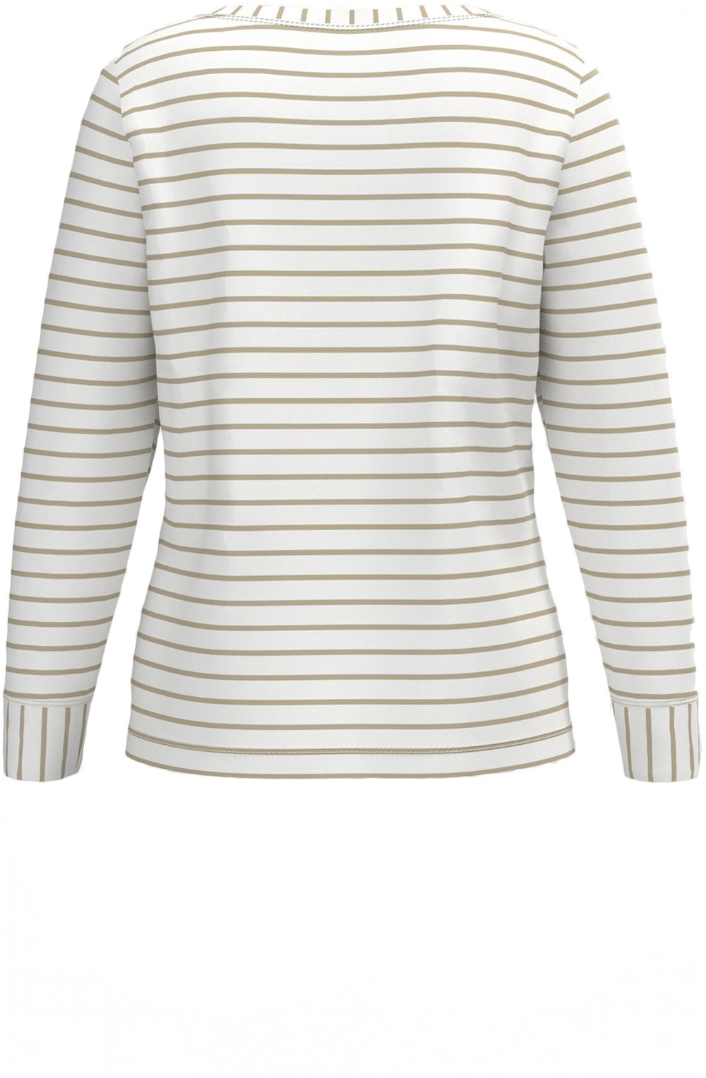 Dami Beige Striped Jersey Top