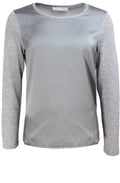 Dami Grey Silky Front Top