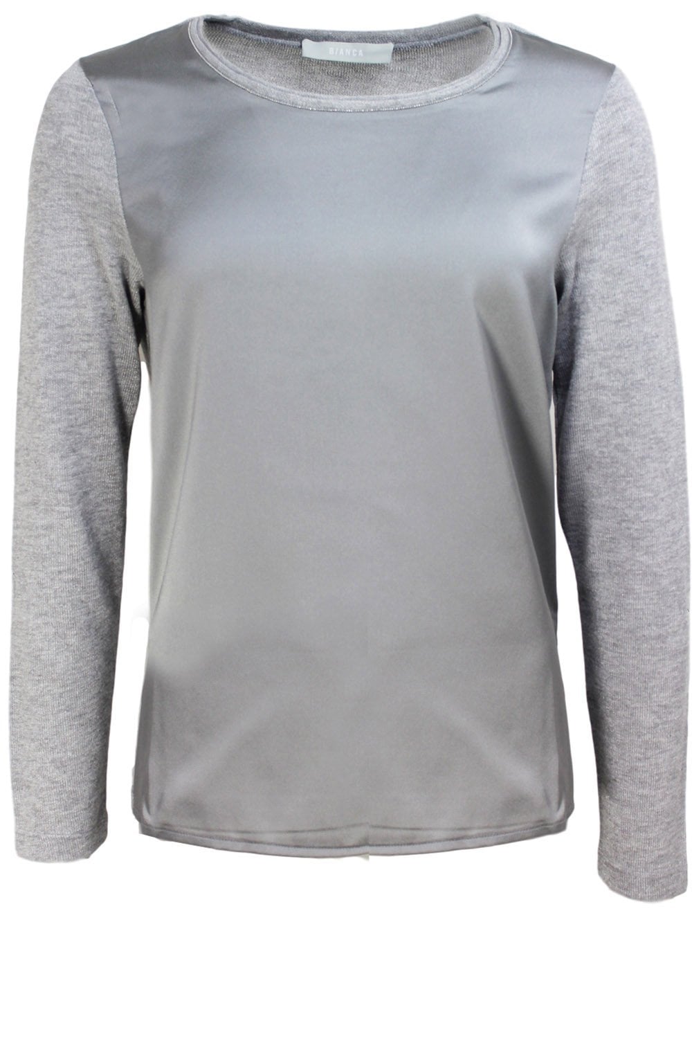 Dami Grey Silky Front Top