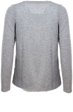 Dami Grey Silky Front Top