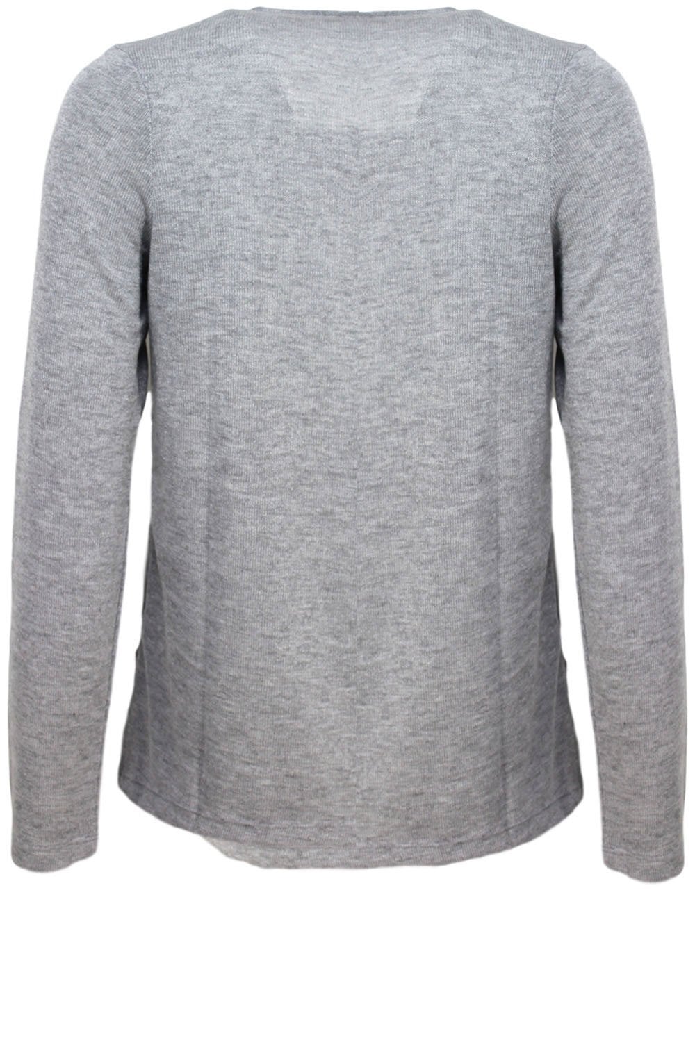 Dami Grey Silky Front Top