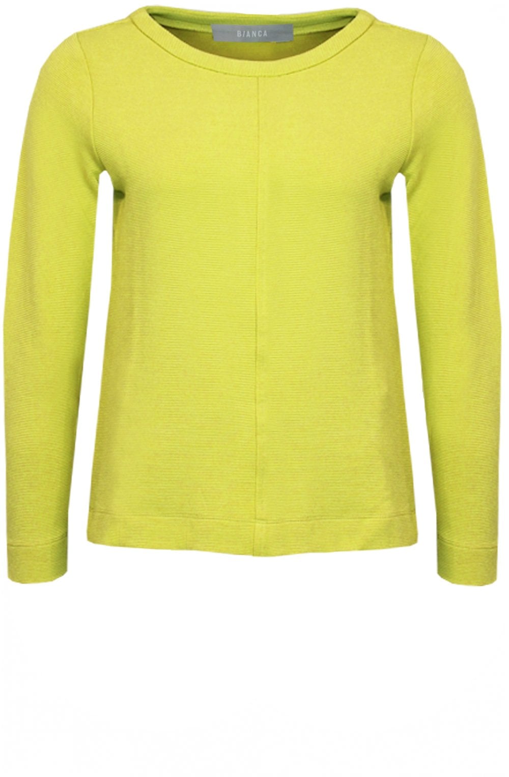 Dami Lemon Fine Ribbed Top
