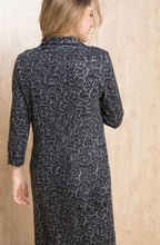 Danjana Metallic Animal Print Dress
