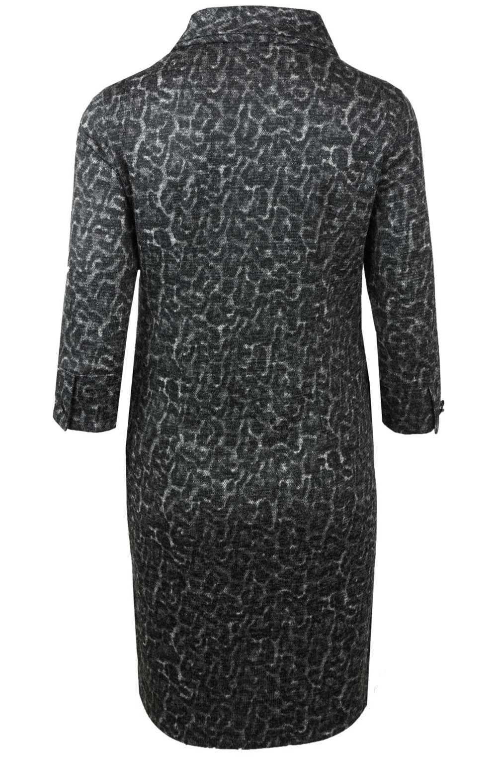 Danjana Metallic Animal Print Dress