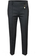 Denver Black & Bronze Patterned Trousers