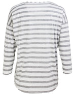 Dini Metallic Stripe Top