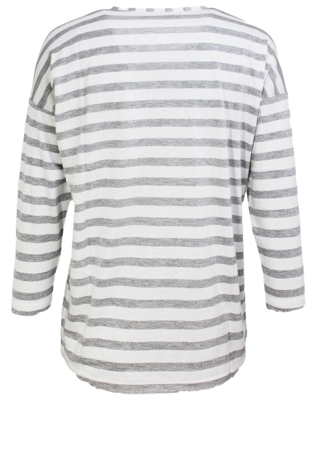 Dini Metallic Stripe Top
