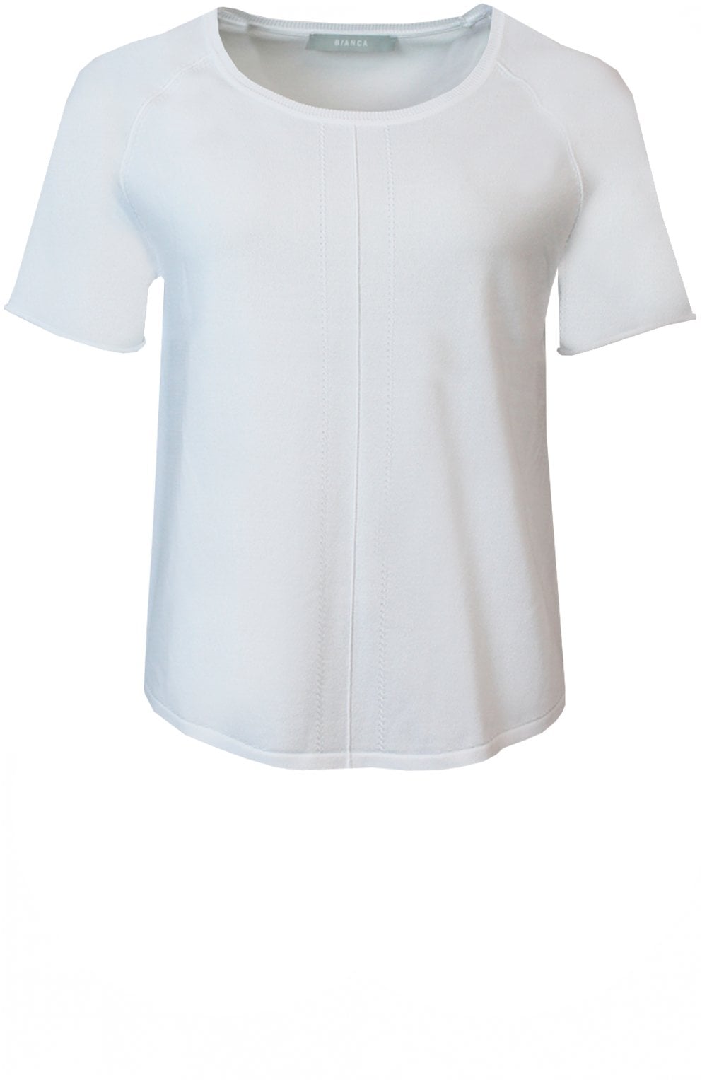 Dory White Fine Knit Top