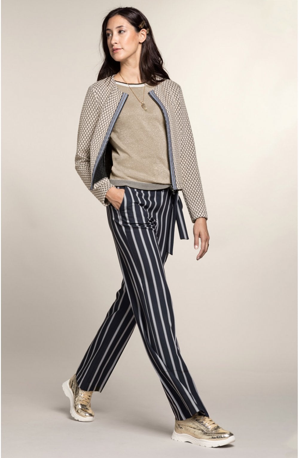 Embossed Spot Design Jacket